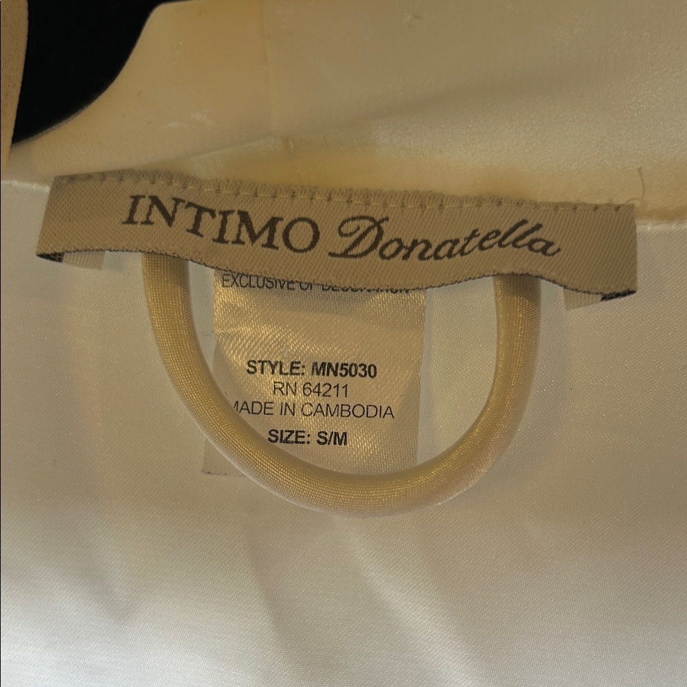 Sheer Ivory Embroidered Robe - Women's Intimates & Sleepwear - Picture 3 of 5